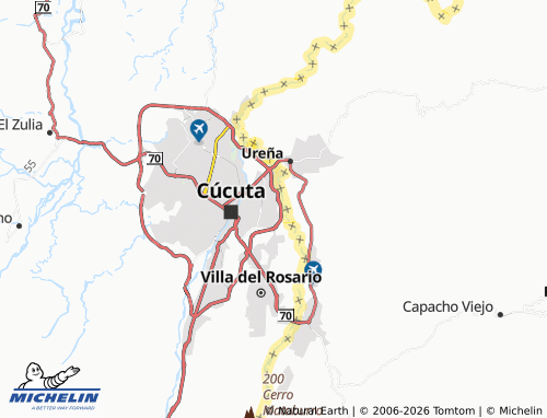 Carte MICHELIN Santa Ana - ViaMichelin
