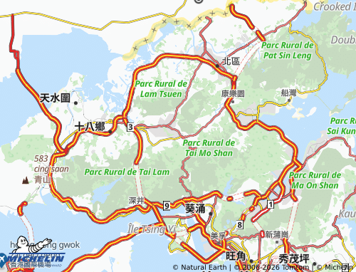 Kaart MICHELIN daam gong - ViaMichelin