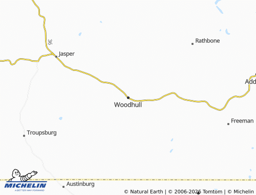 Mapa MICHELIN Woodhull - ViaMichelin