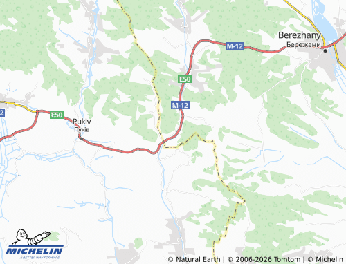 Mappa MICHELIN Pidvysoke - ViaMichelin