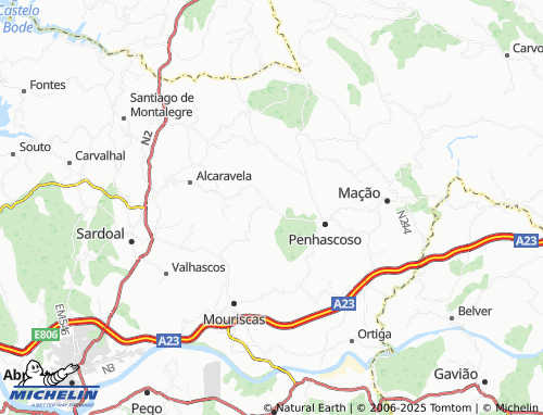 MICHELIN Queixoperra map - ViaMichelin