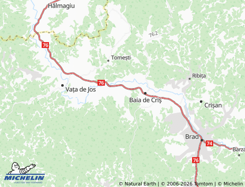 Mapa MICHELIN Lunca - ViaMichelin