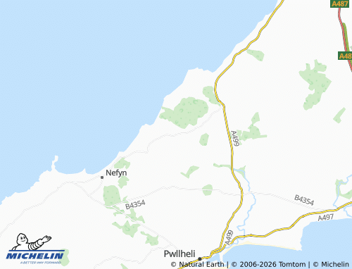 Mappa MICHELIN Llithfaen - ViaMichelin
