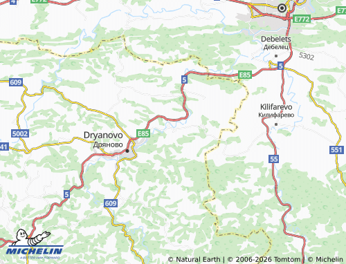 Mapa MICHELIN Ganchovets - ViaMichelin