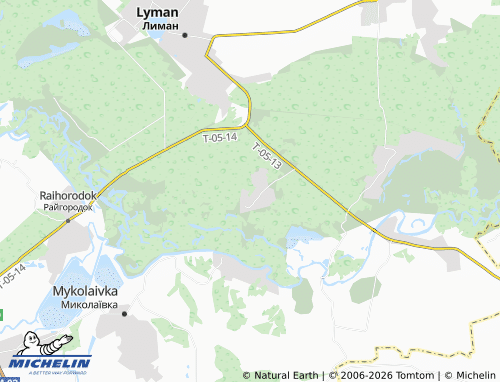 Mappa MICHELIN Dibrova - ViaMichelin