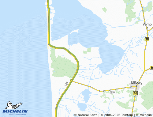 Mapa MICHELIN Sønder Nissum - ViaMichelin
