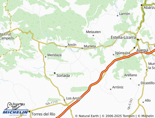 MICHELIN Oco map - ViaMichelin