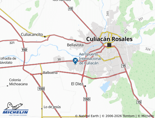 Mappa MICHELIN Conjunto Habitacional Bachigualato - ViaMichelin