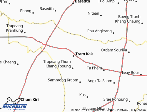 Mapa MICHELIN Tram Kak - ViaMichelin