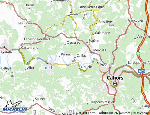 Mappa MICHELIN Caillac - ViaMichelin