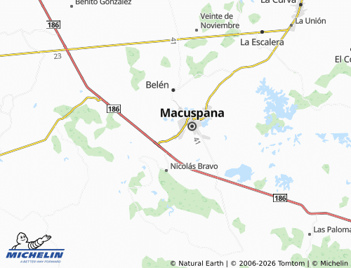 MICHELIN Independencia map - ViaMichelin