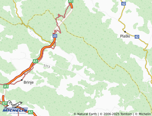 MICHELIN Majtinići map - ViaMichelin