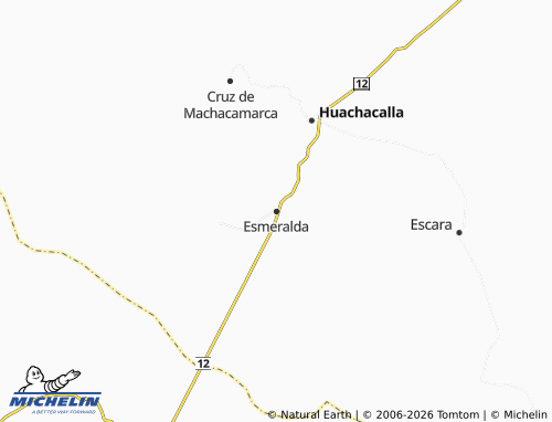 MICHELIN Esmeralda map - ViaMichelin