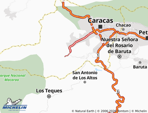 Mappa MICHELIN Caricuao - ViaMichelin