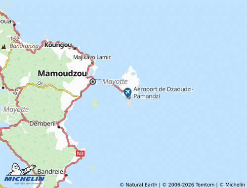 Mappa MICHELIN Pamandzi - ViaMichelin