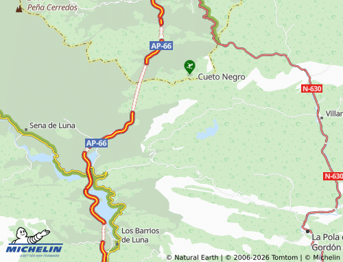 MICHELIN Cubillas de Arbas map - ViaMichelin