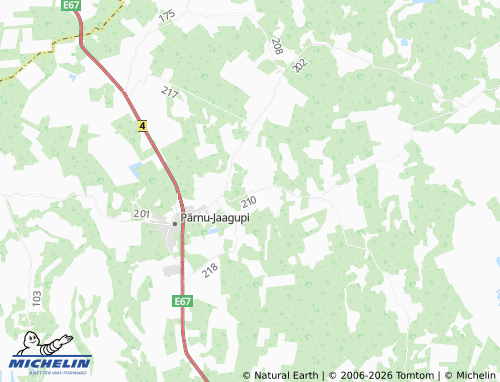 MICHELIN Anelema map - ViaMichelin