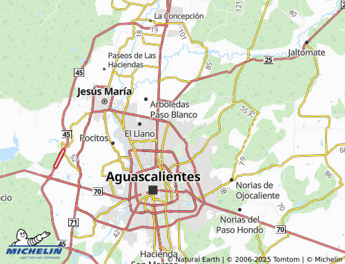 Carte MICHELIN Colonia Pozo Bravo - ViaMichelin