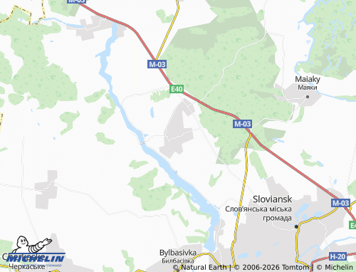 Mappa MICHELIN Khrestyshche - ViaMichelin