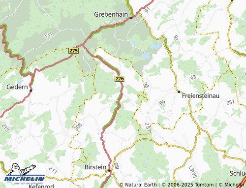 Carte MICHELIN Wüstwillenroth - ViaMichelin