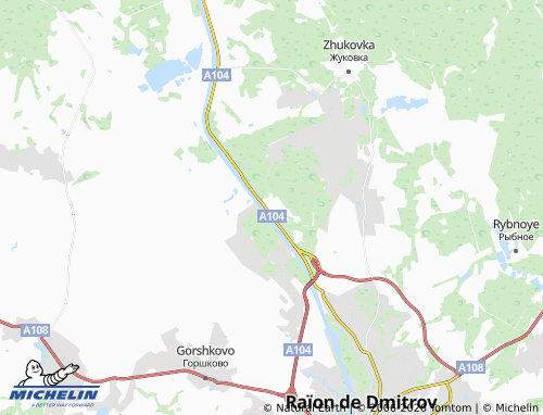 Carte MICHELIN Orevo - ViaMichelin