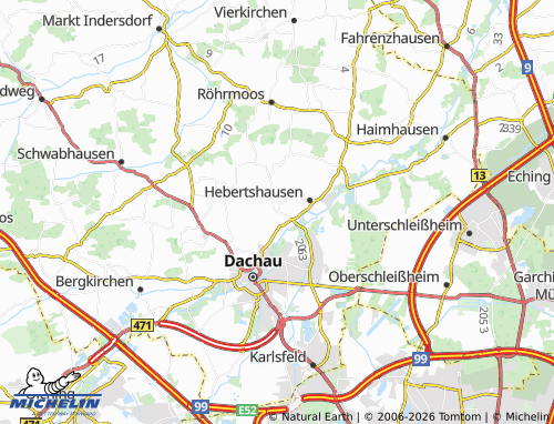 MICHELIN Prittlbach map - ViaMichelin