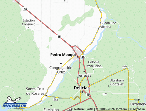 Mappa MICHELIN Camino Real - ViaMichelin
