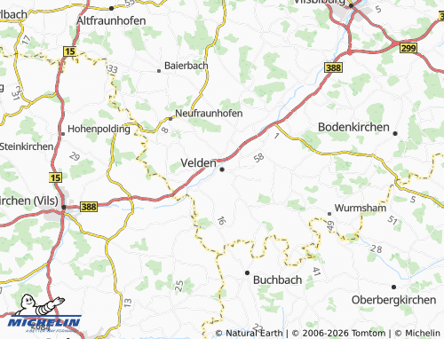 Mapa MICHELIN Velden - ViaMichelin