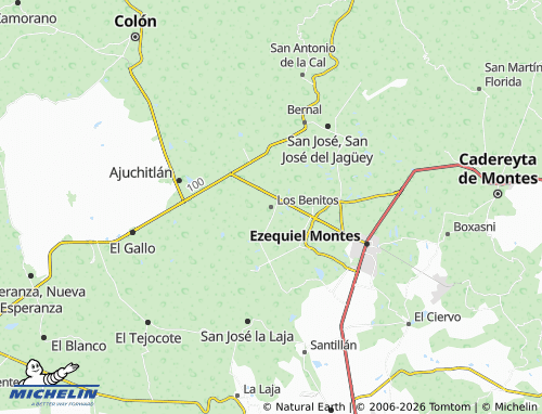 Mapa MICHELIN Los Benitos - ViaMichelin