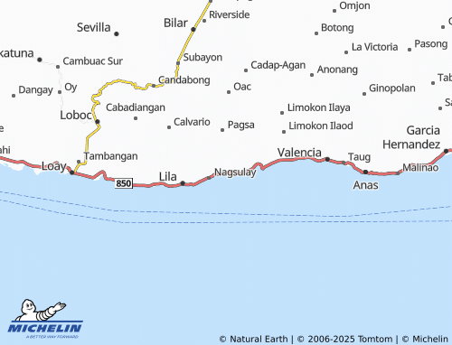MICHELIN Bonkokan Ubos map - ViaMichelin