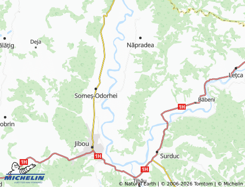 Mappa MICHELIN Someș Guruslău - ViaMichelin