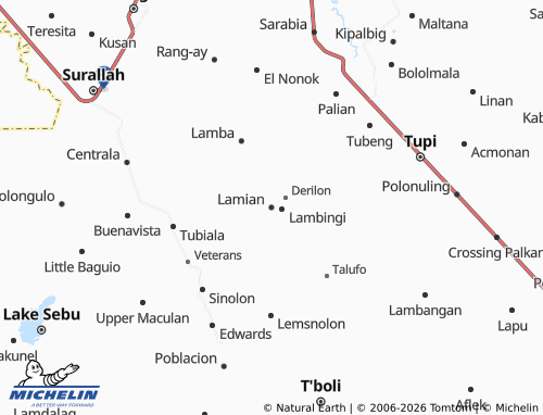 MICHELIN Lamian map - ViaMichelin