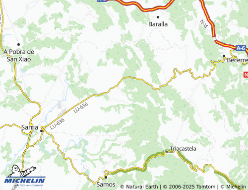 MICHELIN Lagos (Santalla) map - ViaMichelin
