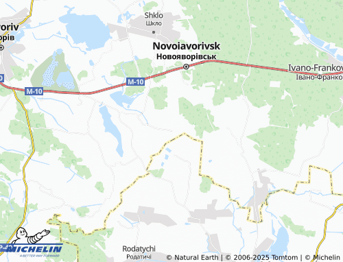 MICHELIN Moloshkovychi map - ViaMichelin