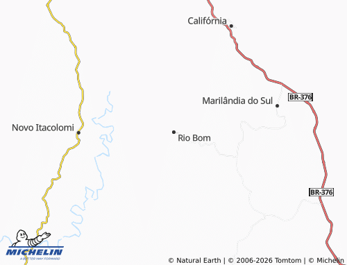 Carte MICHELIN Rio Bom - ViaMichelin