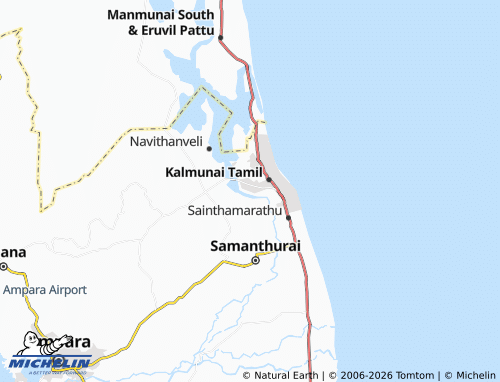 Mappa MICHELIN Natpiddimunai MD 04 - ViaMichelin