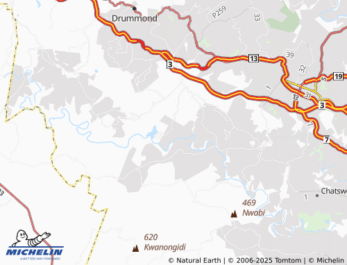 MICHELIN Emangabazini map - ViaMichelin