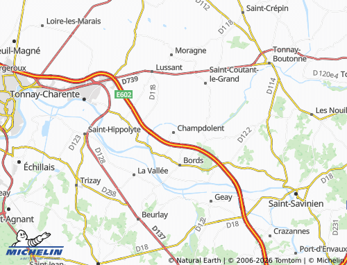 Mapa MICHELIN Champdolent - ViaMichelin