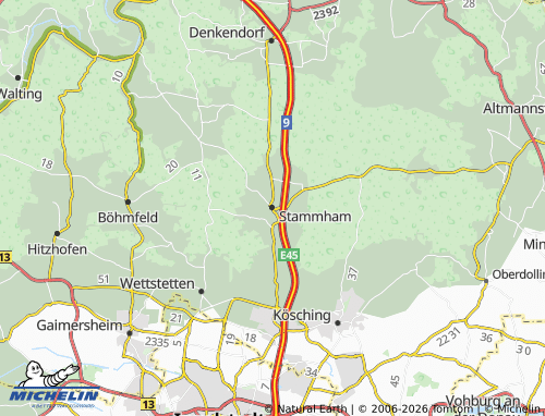 Mappa MICHELIN Stammham - ViaMichelin