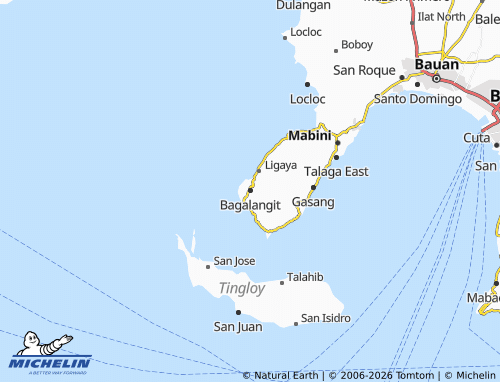 MICHELIN Bagalangit map - ViaMichelin