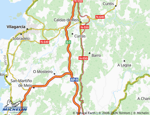 Kaart MICHELIN O Piñeiro da Igrexa - ViaMichelin
