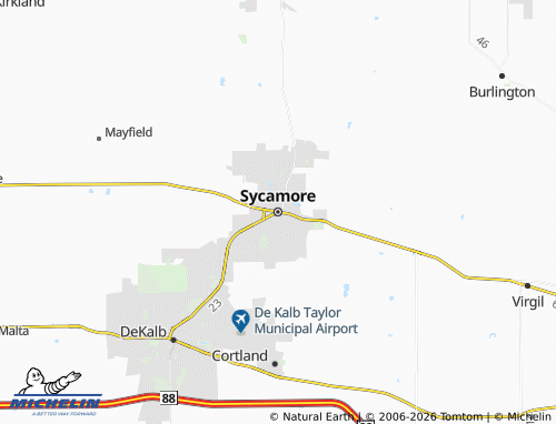Mappa MICHELIN Sycamore - ViaMichelin