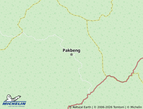 Kaart MICHELIN Pakbeng - ViaMichelin