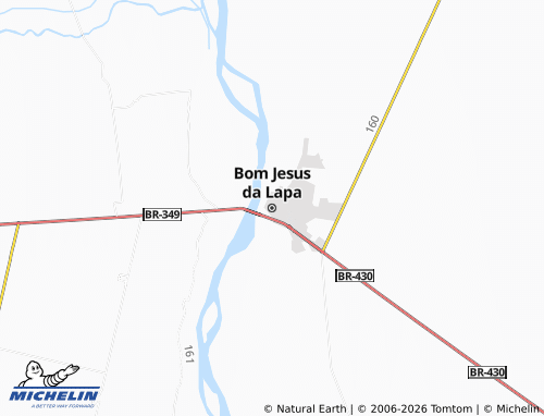 Mapa MICHELIN Bom Jesus da Lapa - ViaMichelin