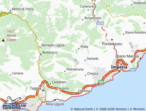 MICHELIN Lecchiore map - ViaMichelin