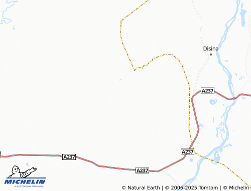 MICHELIN Nahuche map - ViaMichelin