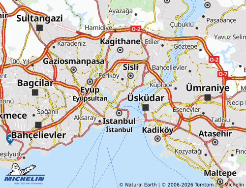 MICHELIN-Landkarte Kuloğlu - ViaMichelin