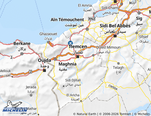Carte MICHELIN Mansourah - ViaMichelin