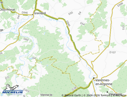 Mapa MICHELIN Chatel-Chéhéry - ViaMichelin