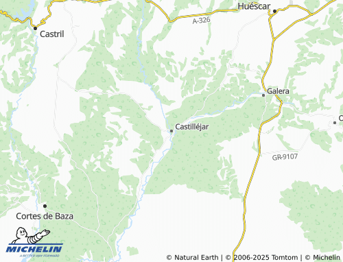 MICHELIN Castilléjar map - ViaMichelin